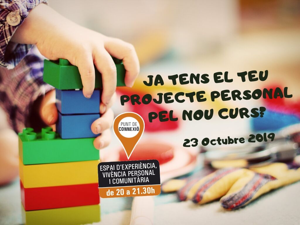 Ja tens el teu projecte personal per al nou curs?