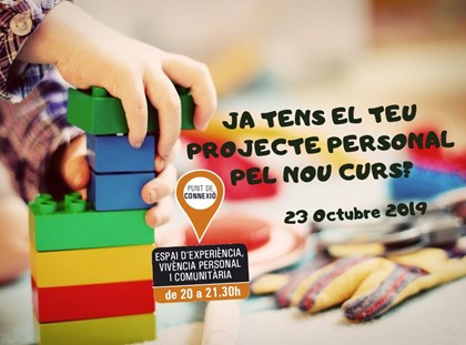 Ja tens el teu projecte personal per al nou curs? Ja tens el teu projecte personal per al nou curs?