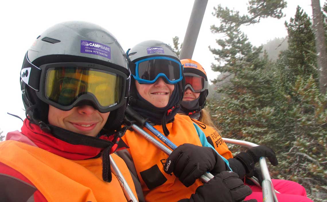 Colònies escolars d'esquí i snowboard