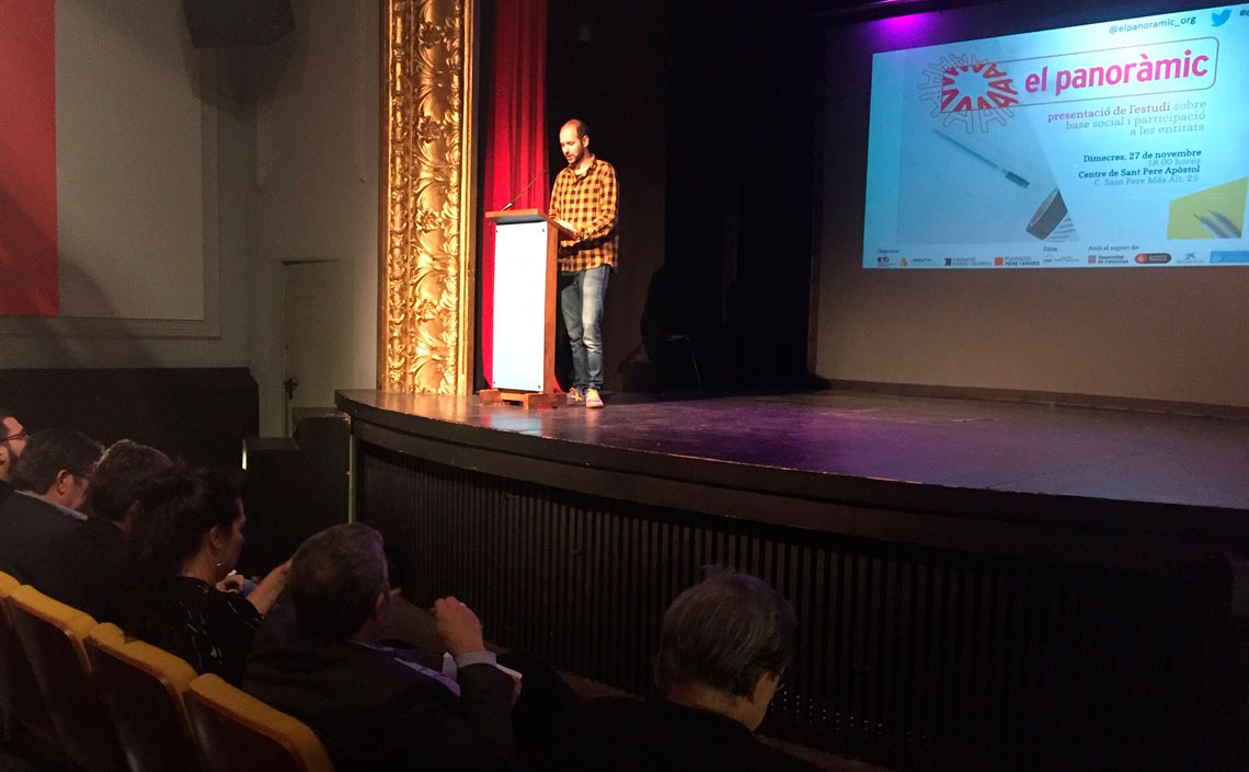 ‘El Panoràmic’ pone de manifiesto que la base social es uno de los grandes retos del tejido asociativo catalán