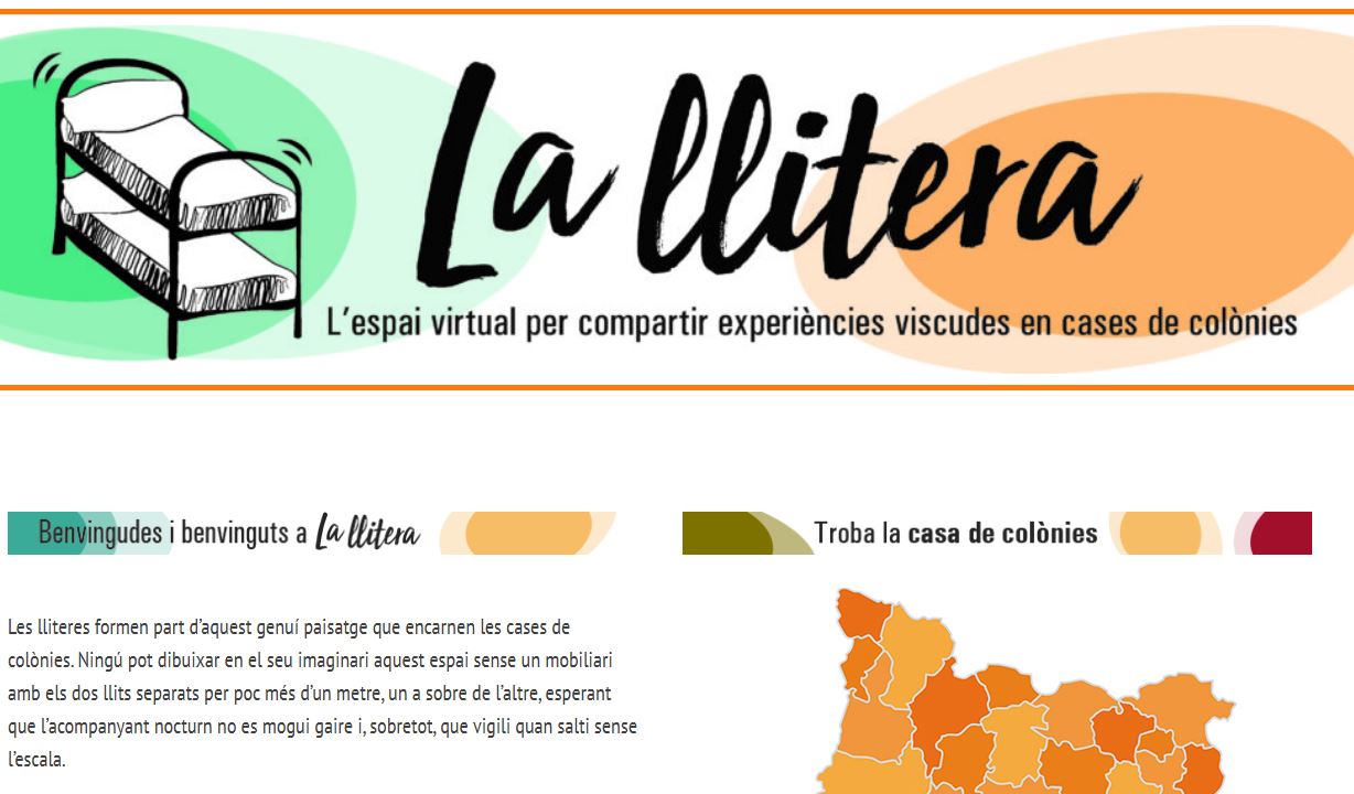 La llitera, un espai web per compartir experiències viscudes a les cases de colònies!
