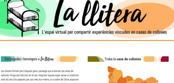 La llitera, un espai web per compartir experiències viscudes a les cases de colònies! La llitera, un espai web per compartir experiències viscudes a les cases de colònies!