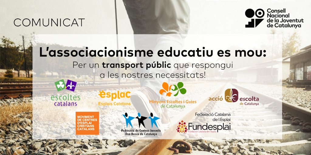 El MCECC se suma a la demanda per un transport adequat a esplais i caus