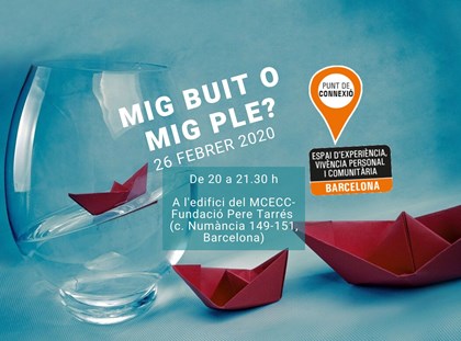 Mig buit o mig ple?: Punt de Connexió a Barcelona per tractar l'austeritat Mig buit o mig ple?: Punt de Connexió a Barcelona per tractar l'austeritat