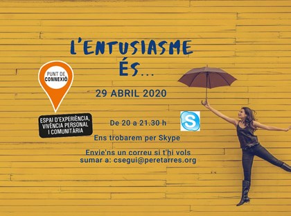 Punt de connexió per Skype: Treballem l'entusiasme i la diversió Punt de connexió per Skype: Treballem l'entusiasme i la diversió