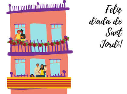 Feliç diada confinada de Sant Jordi! Feliç diada confinada de Sant Jordi!