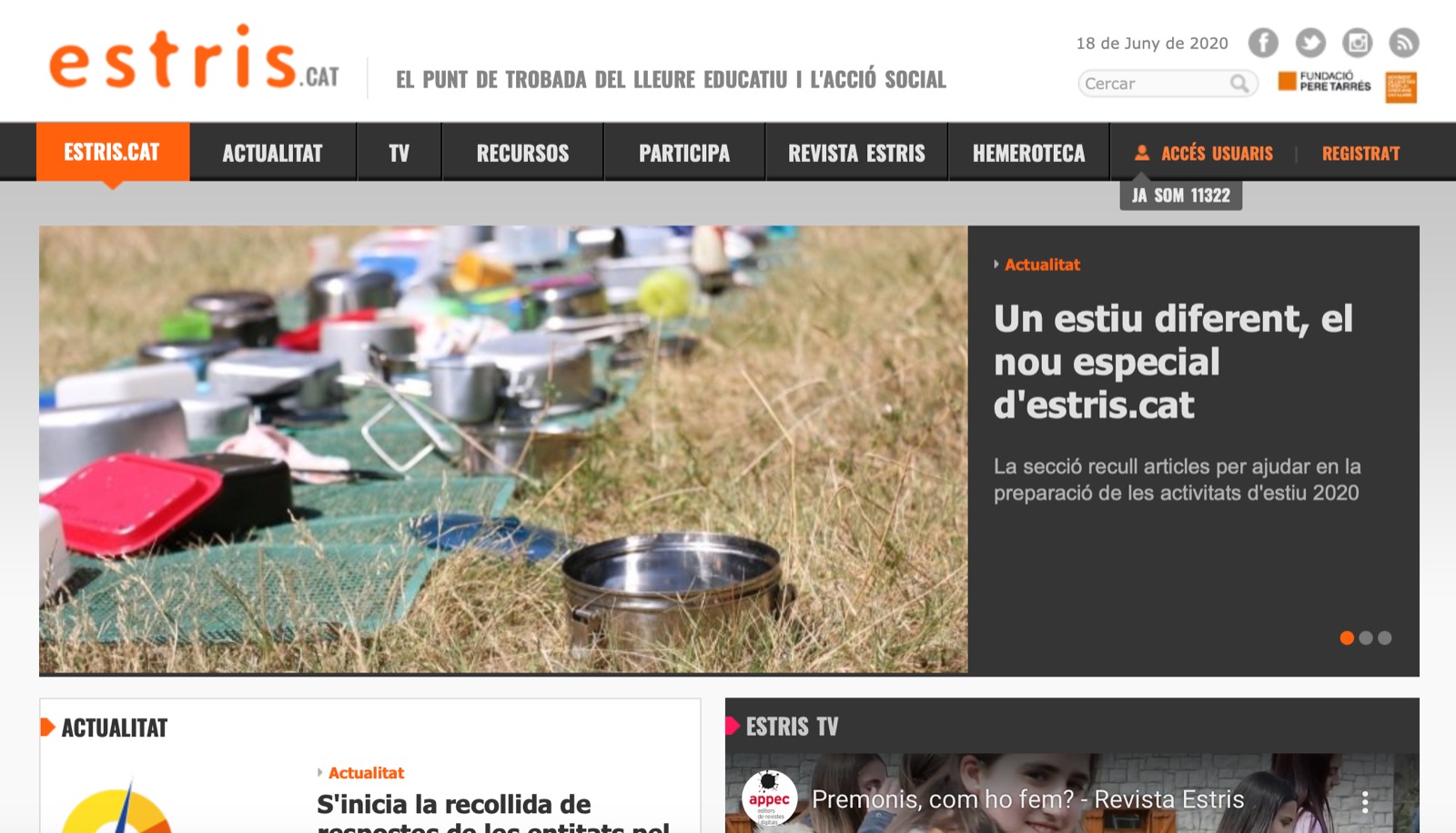 Prepareu la vostra activitat amb l'ajuda d'estris.cat! 