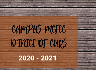 Inici de curs 2020-21: Forma't amb el Campus MCECC! 
