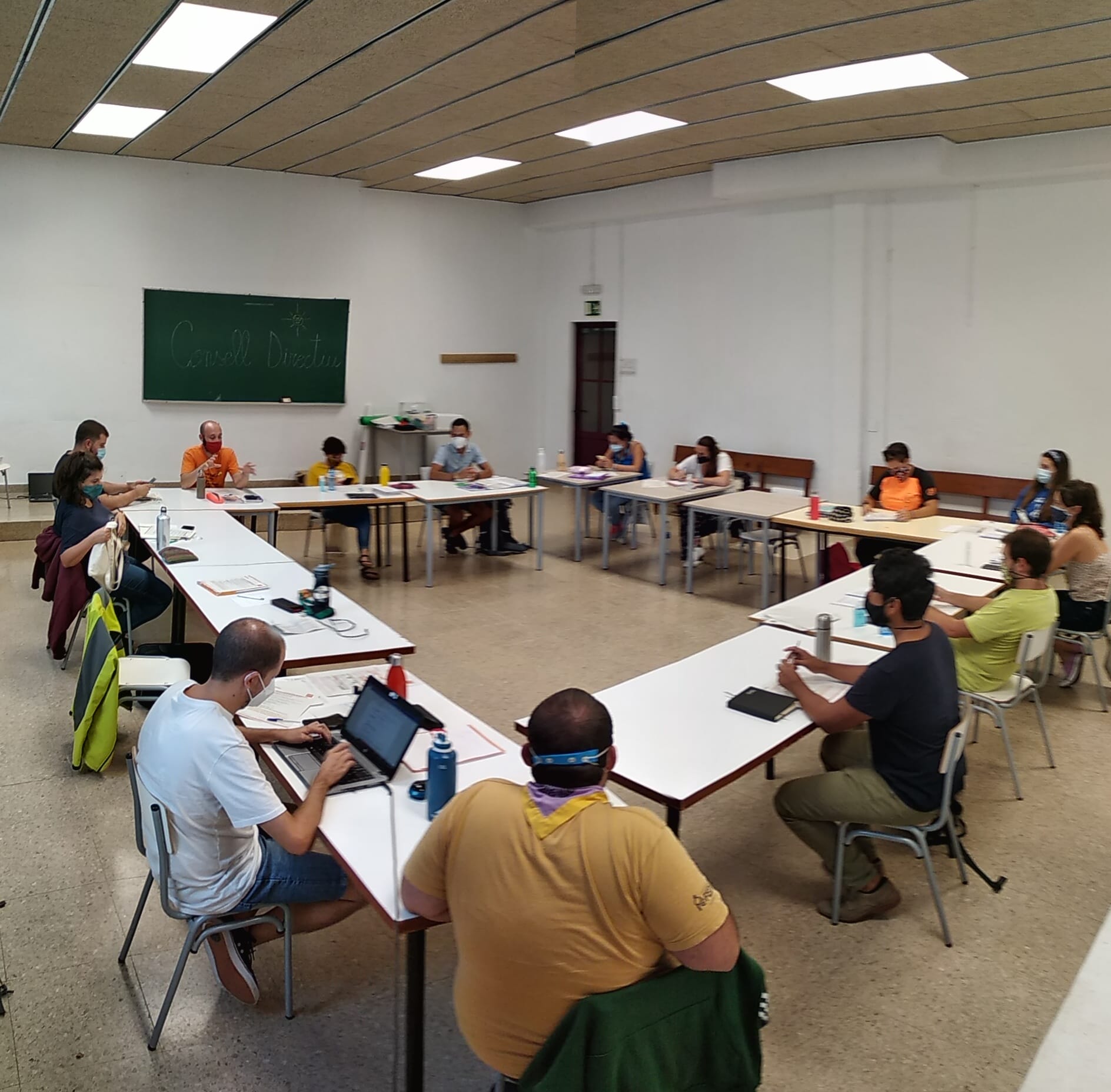 Primera reunió de curs del Consell Directiu!