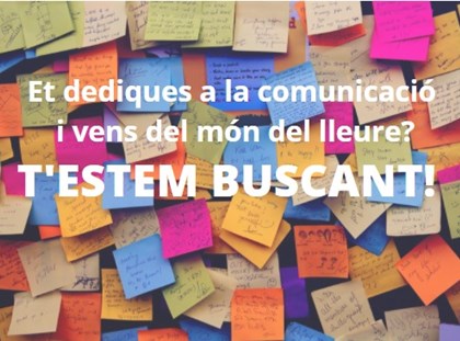 Oferta de feina: vols unir-te a l’equip tècnic del MCECC? Oferta de feina: vols unir-te a l’equip tècnic del MCECC?