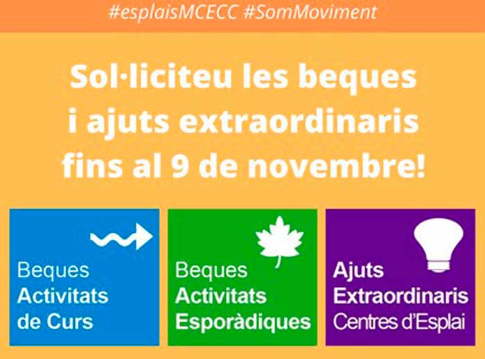 Convocatòria de beques i ajuts extraordinaris!