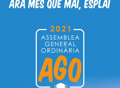 Ja heu treballat la documentació de l’AGO 2021? Ja heu treballat la documentació de l’AGO 2021?