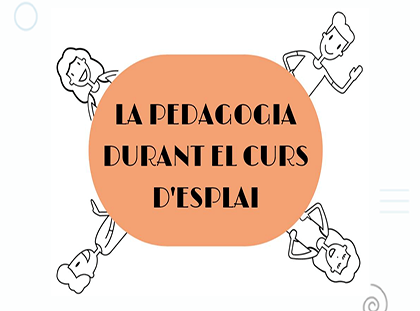 Nou recurs de l'Àmbit Pedagògic sobre la pedagogia durant el curs d'esplai Nou recurs de l'Àmbit Pedagògic sobre la pedagogia durant el curs d'esplai
