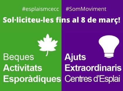 Últims dies per sol·licitar els ajuts extraordinaris i beques del 2n i 3r trimestre