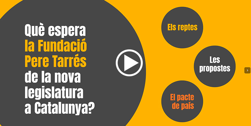 Què espera la Fundació Pere Tarrés de la nova legislatura a Catalunya?