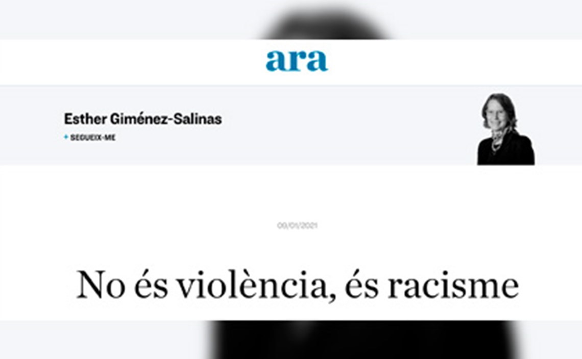 No es violencia, es racismo