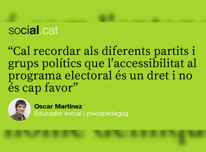 Una campaña electoral más sin accesibilidad cognitiva (Parte I)