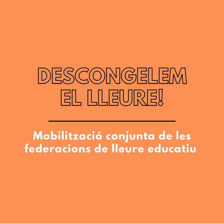 Acció conjunta de les federacions el 27 de febrer: concentracions per reclamar que es "descongeli el lleure" arreu de Catalunya