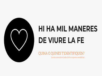 Consulteu els materials de la V Nit dels Animadors i Animadores de la Fe  Consulteu els materials de la V Nit dels Animadors i Animadores de la Fe