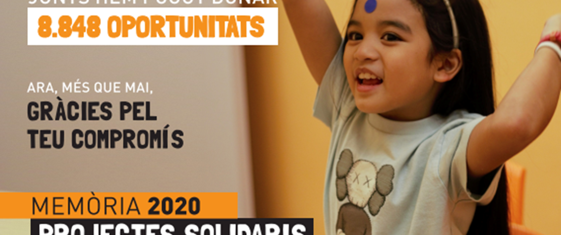 La Fundación Pere Tarrés ha becado en 2020 las actividades de ocio de 8.848 niños en situación de vulnerabilidad