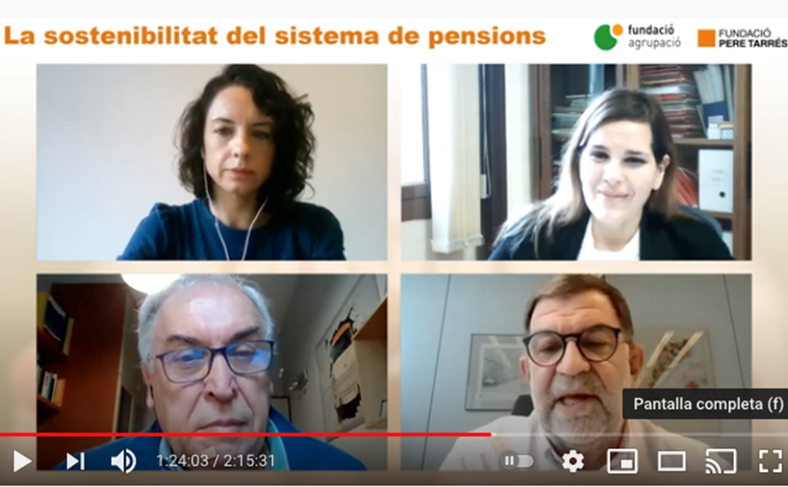 Una jornada evidencia la necessitat de reformar el sistema de pensions per respondre a les noves necessitats socials Una jornada evidencia la necessitat de reformar el sistema de pensions per respondre a les noves necessitats socials