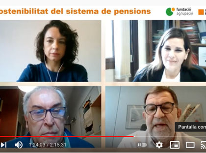 Una jornada evidencia la necesidad de reformar el sistema de pensiones para responder a las nuevas necesidades sociales Una jornada evidencia la necesidad de reformar el sistema de pensiones para responder a las nuevas necesidades sociales