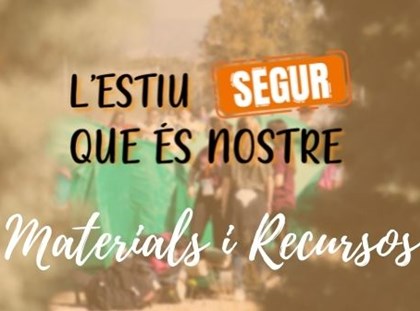 L'Estiu SEGUR que és nostre: Materials i recursos per l'estiu 2021! L'Estiu SEGUR que és nostre: Materials i recursos per l'estiu 2021!