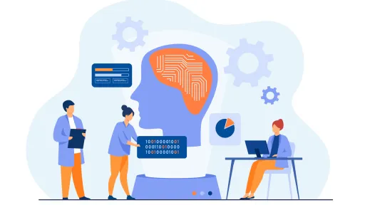 Il·lustració del concepte Inteligència Artificial