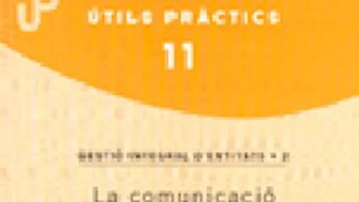 Portada d'una publicació de l'entorn de la Fundació Pere Tarrés: Gestió Integral d'Entitats. La comunicació