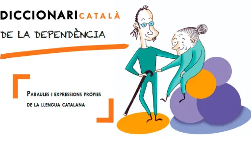 Portada d'una publicació de la Fundació Pere Tarrés: Diccionari català de la dependència