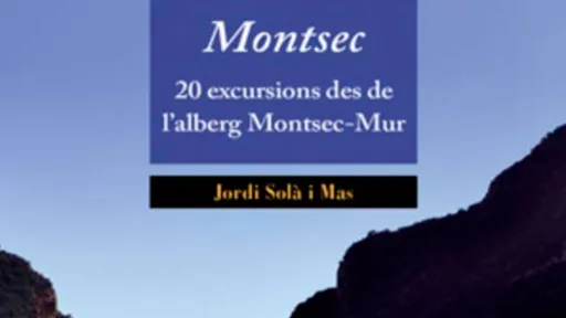 Portada d'una publicació de la Fundació Pere Tarrés: Montsec, 20 excursions des de l'alberg Montsec-Mur