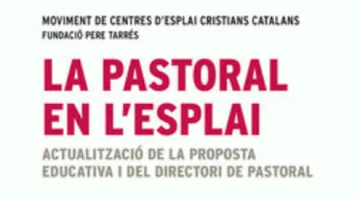 Portada d'una publicació de la Fundació Pere Tarrés: La pastoral a l'esplai