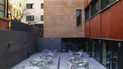 Terrassa de l'Alberg Pere Tarrés