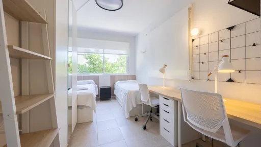 Habitación doble Residencia Estudiantes Madrid
