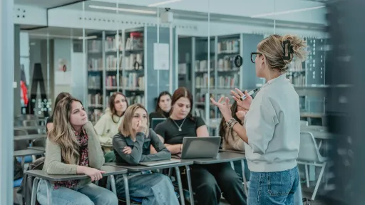 Estudiants dels graus en Educació Social i Treball Social