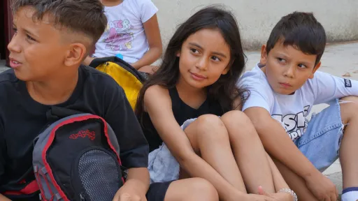 Infants a unes colònies d'estiu