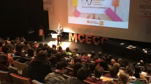 “Els esplais sou un actiu del nostre país”, Pere Aragonés, vicepresident del Govern, a l’assemblea del MCECC
