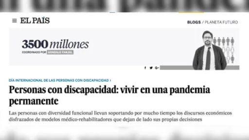 Persones amb discapacitat: viure en una pandèmia permanent