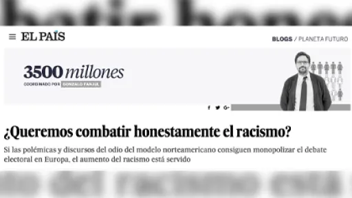Volem combatre honestament el racisme?