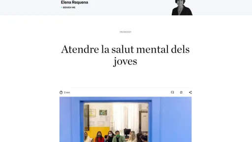 Atendre la salut mental dels joves