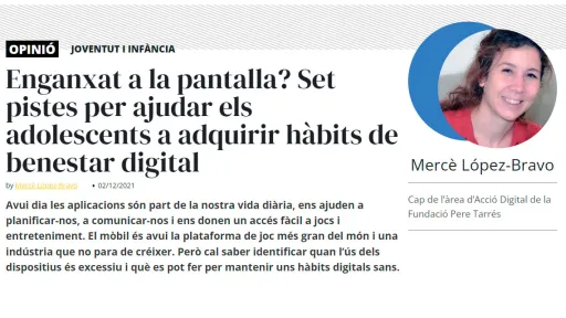 Set pistes per ajudar els adolescents a adquirir hàbits de benestar digital