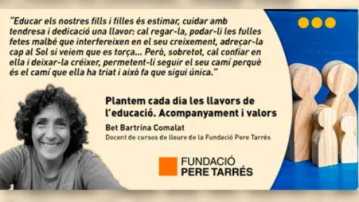 Plantem cada dia les llavors de l'educació