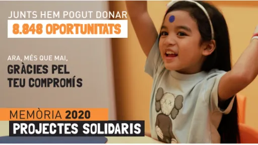 La Fundació Pere Tarrés ha becat el 2020 les activitats de lleure de 8.848 infants en situació de vulnerabilitat