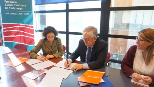 La Fundació Escola Cristiana de Catalunya i la Fundació Pere Tarrés acorden treballar conjuntament per aprofundir en un model d’escola més obert a la comunitat
