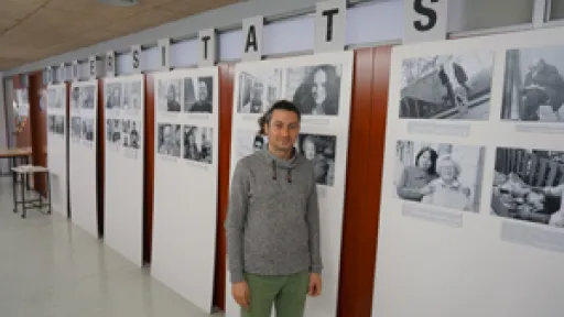 César Marcos:  "Els guionistes de l´exposició han estat els veïns del barri, ha ajudat a crear comunitat"