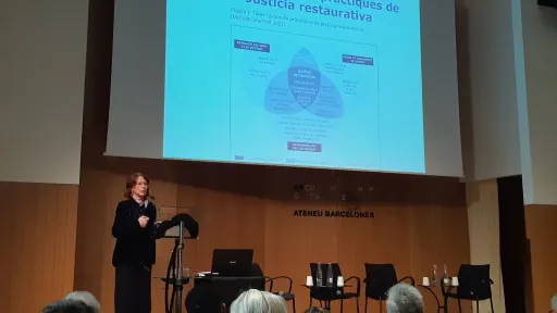 Presentem el dossier sobre justícia restaurativa, una manera més humana i inclusiva de respondre al delicte