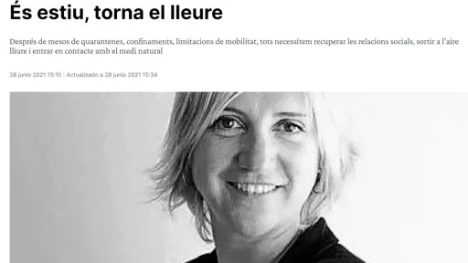 És estiu, torna el lleure