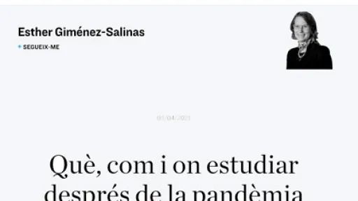 Què, com i on estudiar després de la pandèmia