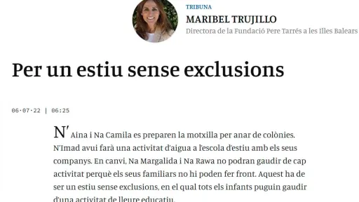 Per un estiu sense exclusions