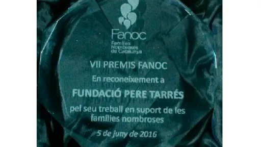 La Fundació Pere Tarrés premiada per l’ajuda al lleure de les famílies